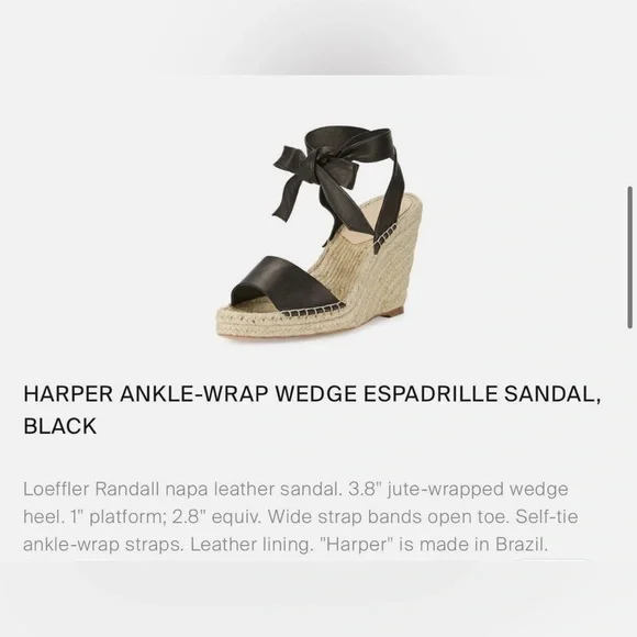 Loeffler Randall Harper Ankle Wrap Espadrilles - Picture 2 of 12